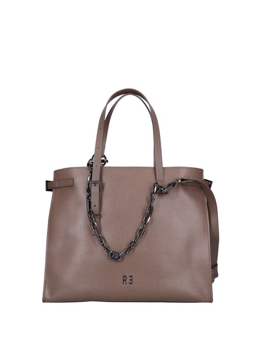 Leather bag REBELLE | JAQUELIN-SHOPPING MTAUPE